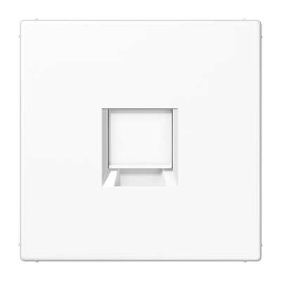 Placa Mod. Jack-Rad. 1 toma LS Blanco Alpino Placa Mod. Jack-Rad. 1 toma LS Blanco Alpino